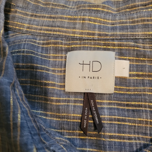 Beautiful HD from Anthropologie linen blouse - Picture 10 of 11